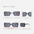 Óculos de Sol Ravena Cinza Transparente - loja online
