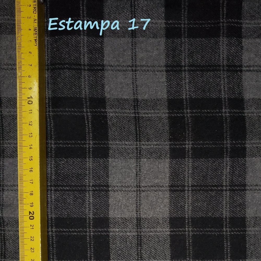 Lotex Tecidos - Flanela Xadrez Estampa 10