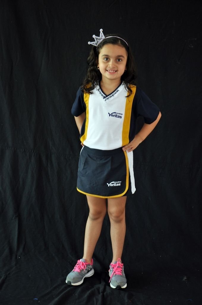short saia escolar azul marinho
