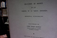 Relaciones de mando del los virreyes de la Nueva Granada - Gabriel Giraldo Jaramillo
