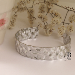 PU 584 - Pulsera esclava tramada (ACERO QUIRURGICO)