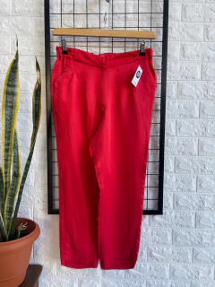 2DA PANTALON GINEBRA SATEN ROJ T.2 (16159) - comprar online