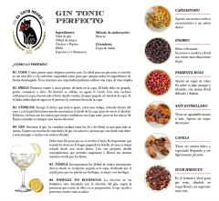 Caja de especias para coctelería "GIN TONIC PERFECTO" - DON VICTORIANO