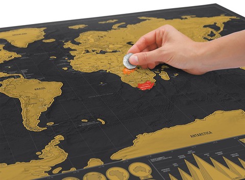 Mapa Raspadita Edición Deluxe 59 cm x 83 cm - Ártico Store