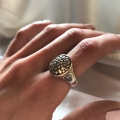 ANILLO OVAL BURBUJA