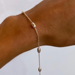 PULSERA PLATA 925 BOLITAS en internet