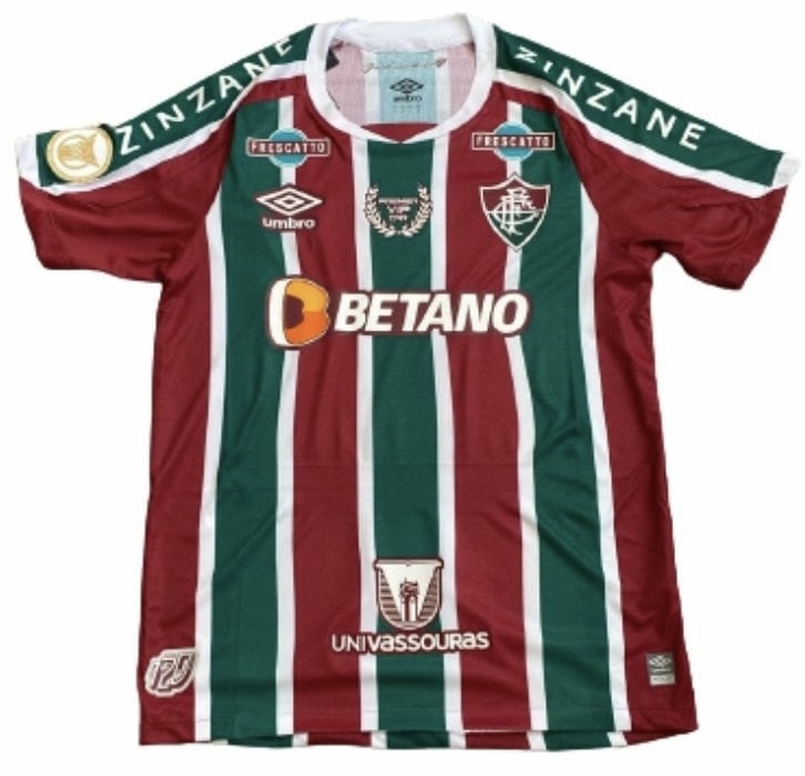 Camisa Fluminense Tricolor Fred nº 9 - Umbro 2022 Completa