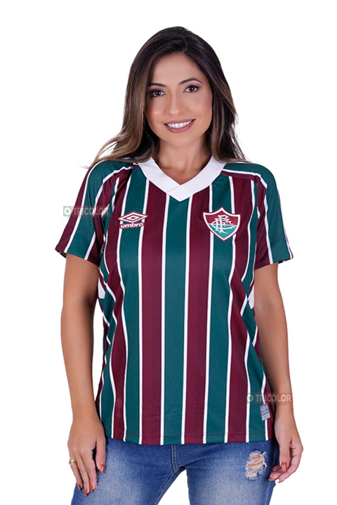 Camisa Fluminense Feminina Verde - Fred Grandes Momentos