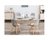 Imagen de Mesa de comedor nordica vidrio 120 x 80 Eames Glass