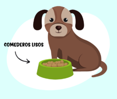 COMEDERO LISO GRANDE - Mundo Pepa Pets