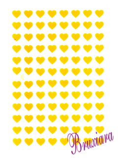 81301(A) Coração Amarelo - comprar online