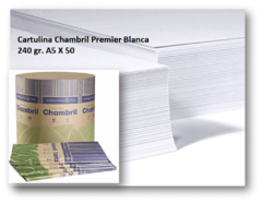 Cartulina Chambril Premier Blanca 240 gr. A5 X 50