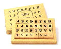 Sello ABC Stencil Mayúscula - comprar online
