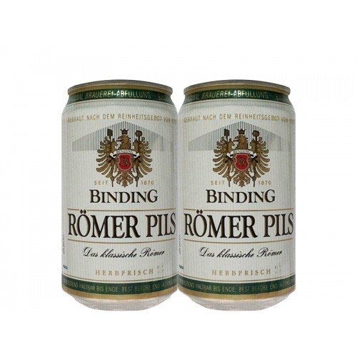 LATA VAZIA BINDING RÖMER PILS 330 ML ALUMINIO GERMANY
