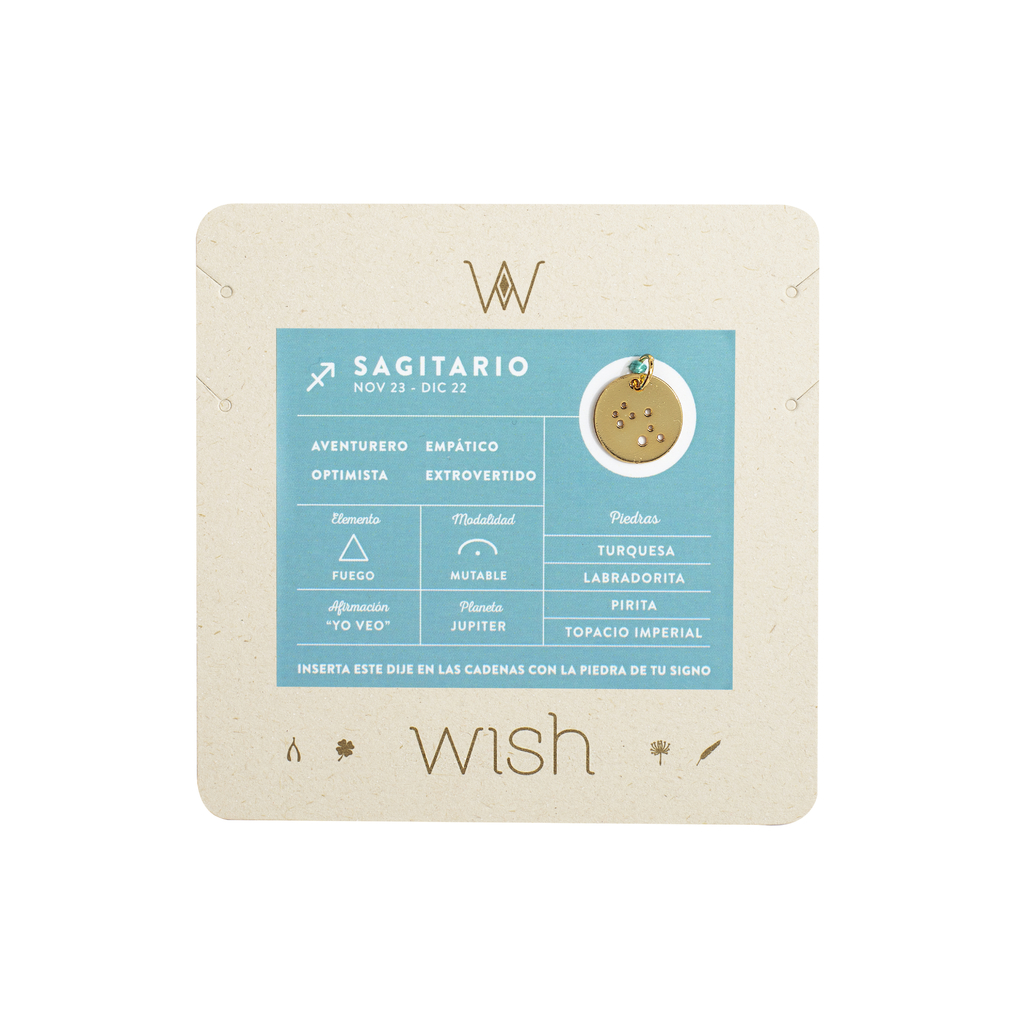 Complemento dije Sagitario - WISH JOYERÍA Y BIENESTAR