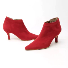 Botitas ROMA gamuzado rojo - Tequilaonline