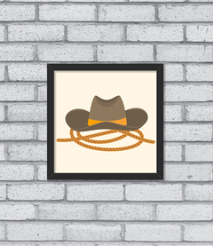 Quadro Chapéu de Cowboy