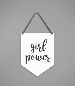 Plaquinha Girl Power em Acrílico