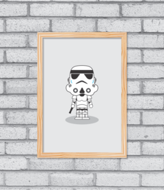 Quadro Cute Stormtrooper na internet