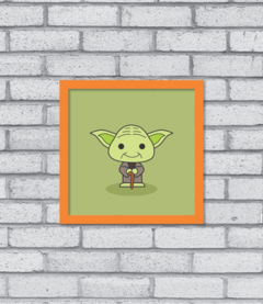 Quadro Cute Yoda na internet