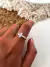 Anillo Cross Cubik Plata 925