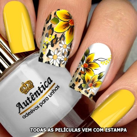 Featured image of post Adesivos De Unhas Flores Amarelas