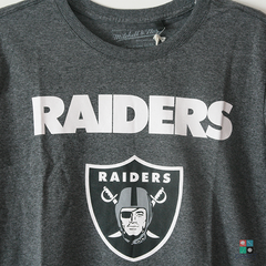 Camisa NFL Las Vegas Raiders Mitchell & Ness - Cinza Draft Store