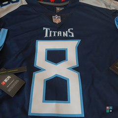 Camisa NFL Marcus Mariota Tennessee Titans Nike Vapor Limited Jersey Draft Store