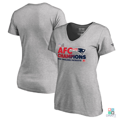 Camiseta Feminina Pro Line NFL New England Patriots AFC Champions Trophy Collection Draft Store