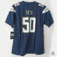 Camisa NFL Manti Te'o Los Angeles Chargers Nike Youth Game Jersey Draft Store