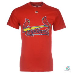 Camisa MLB St Louis Cardinals Majestic Wordmark Draft Store