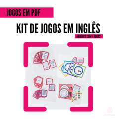 Kit de jogos em PDF - Inglês