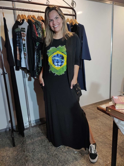 Vestido Leão Brasil - Comprar em Helena Raquel