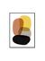 Cuadro Arcos / Manchas Colores Marco Negro Cajón en internet