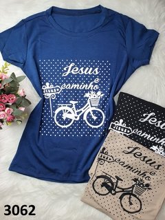 Blusinha T-Shirt Viscolycra Jesus é Caminho (BTV3062) - comprar online