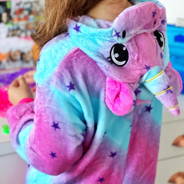 Chip promedio Sede Pijama kigurumi unicornio para chicos