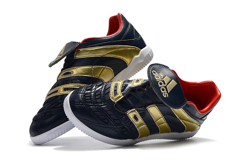 Chuteira Futsal Adidas Predator Accelerator Ic Preto Dourado Football  Original