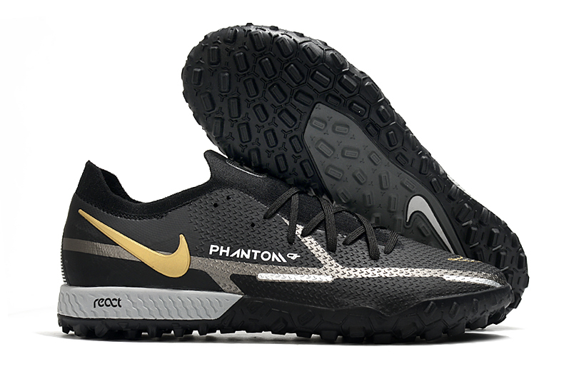 Chuteira Society Nike Phantom Venom Pro Black Gold