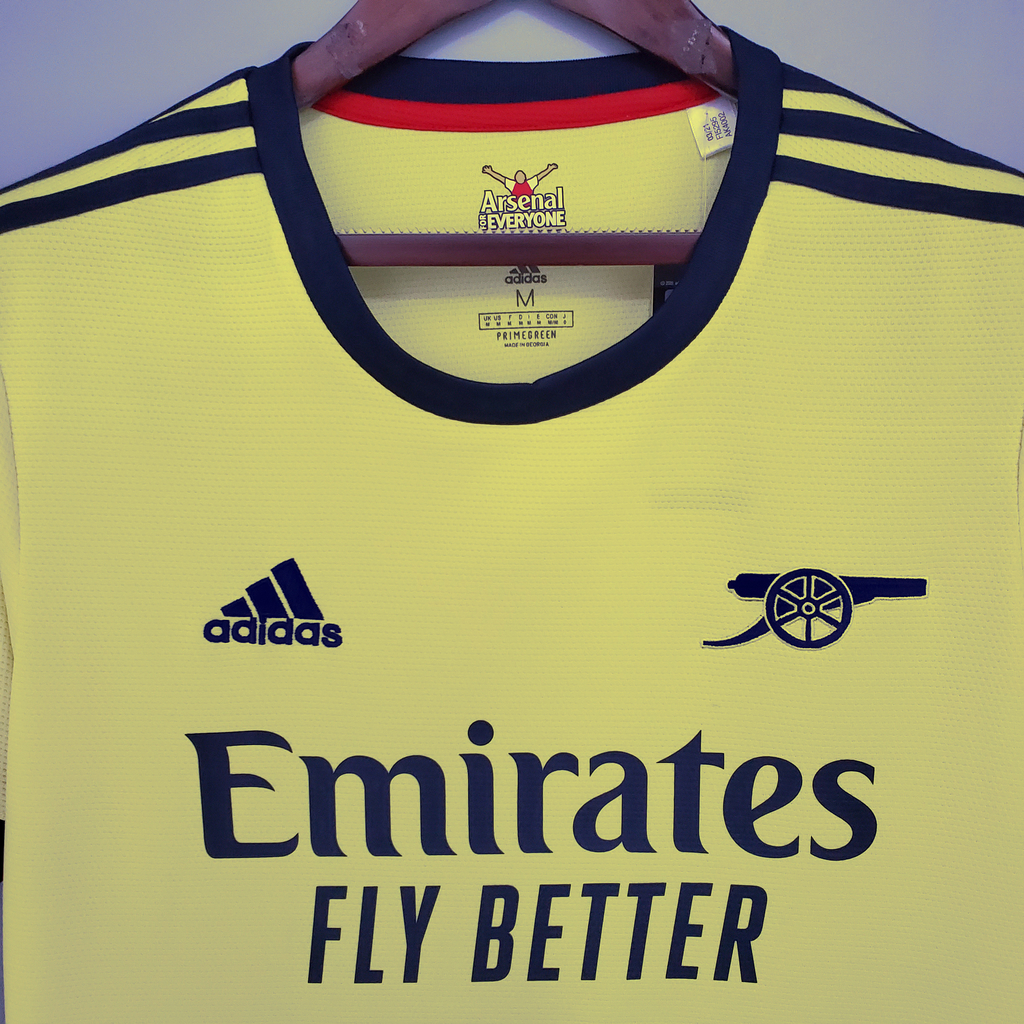 uniforme do arsenal amarelo