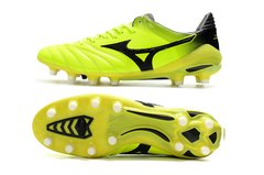 Chuteira Mizuno Morelia Neo 2 Made in Japan MD Profissional Couro de  Canguru Yellow