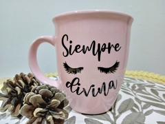 TAZA ROSA "DIVA" black en internet