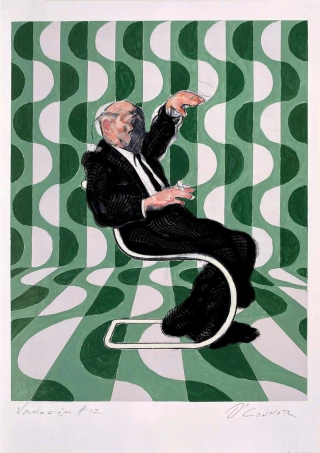 Fernando O Connor. Variaciones MR VI, 35 x 28 cm