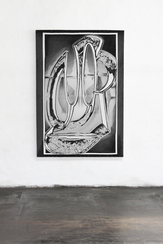 Lamas Burgariotti, Oro Negro IV, 160 x 110 cm