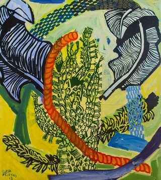 Luisa Freixas. Sin Título, Serie Flora. 86x96cm.