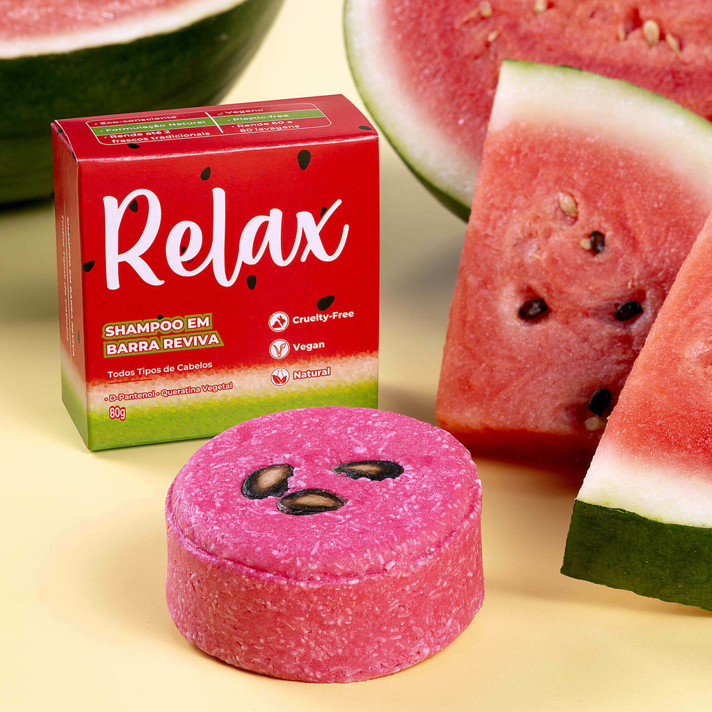 Shampoo em Barra Reviva Melancia