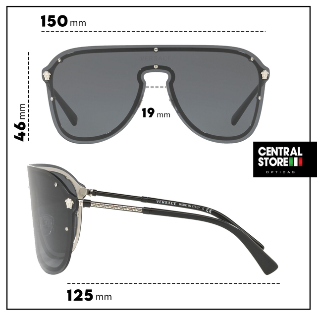 VERSACE VE2180 100087 FRENERGY Anteojo de Sol