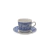 Taza Té Con Plato Cerámica 280 Cc Blue Corona