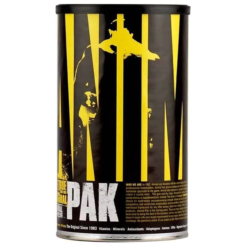 Hacer cuota de matrícula Decorar ANIMAL PAK 44 SERVICIOS - UNIVERSAL NUTRITION