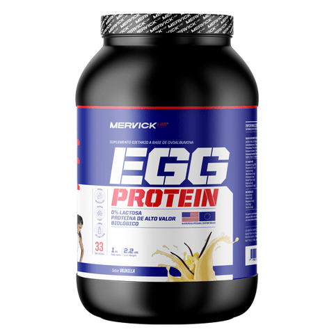 Egg Protein 1Kg Ovoalbumina Glutamina Bcaa - Mervick