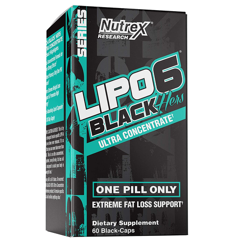 LIPO 6 BLACK HERS ULTRA CONCENTRATE 60 Caps - NUTREX